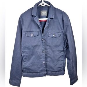 Tristan utility jacket, L, blue, cotton, pockets, Elevated Casual Streetwear